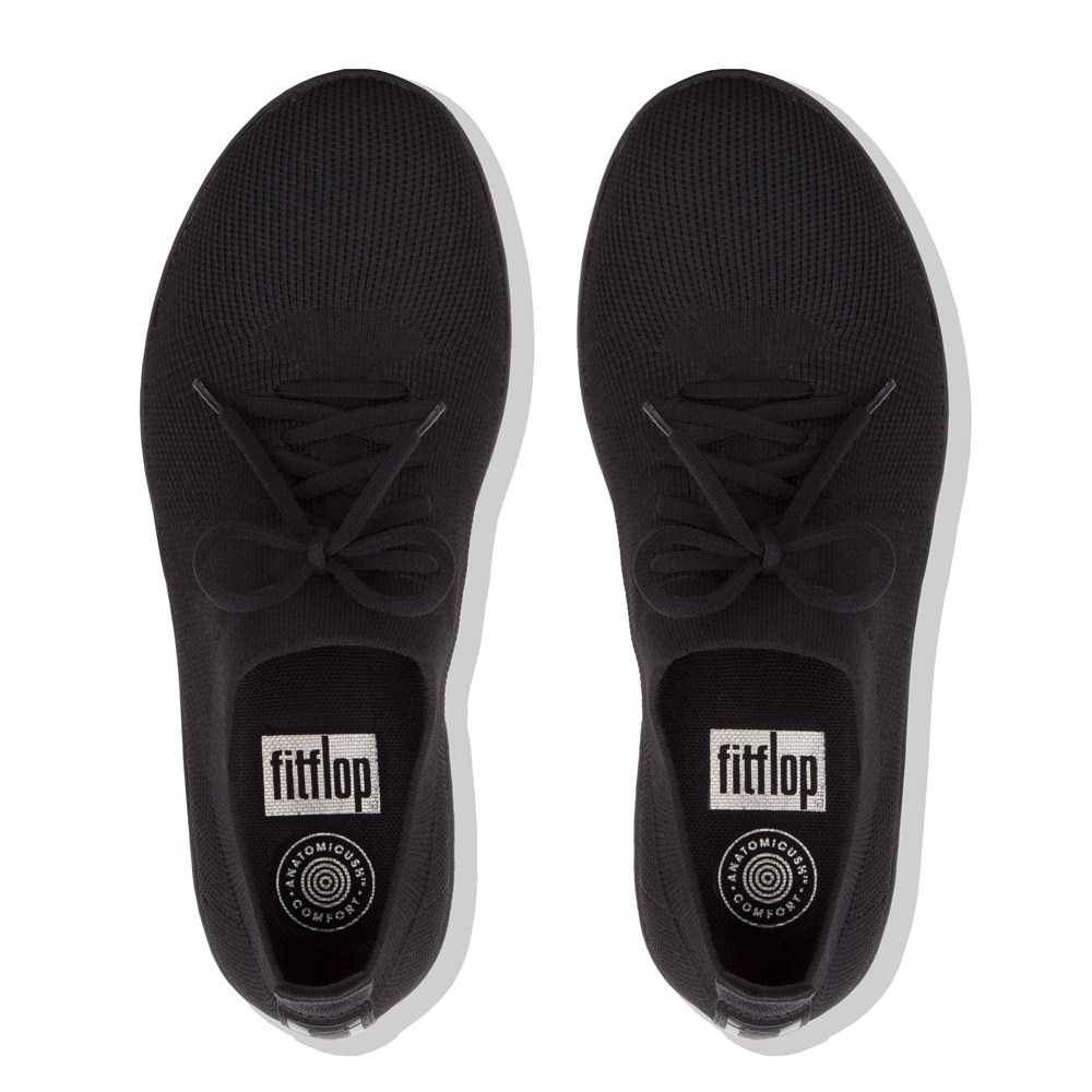 Fitflop Womens Sneakers - F-sporty - Black - 973-QTJVUH